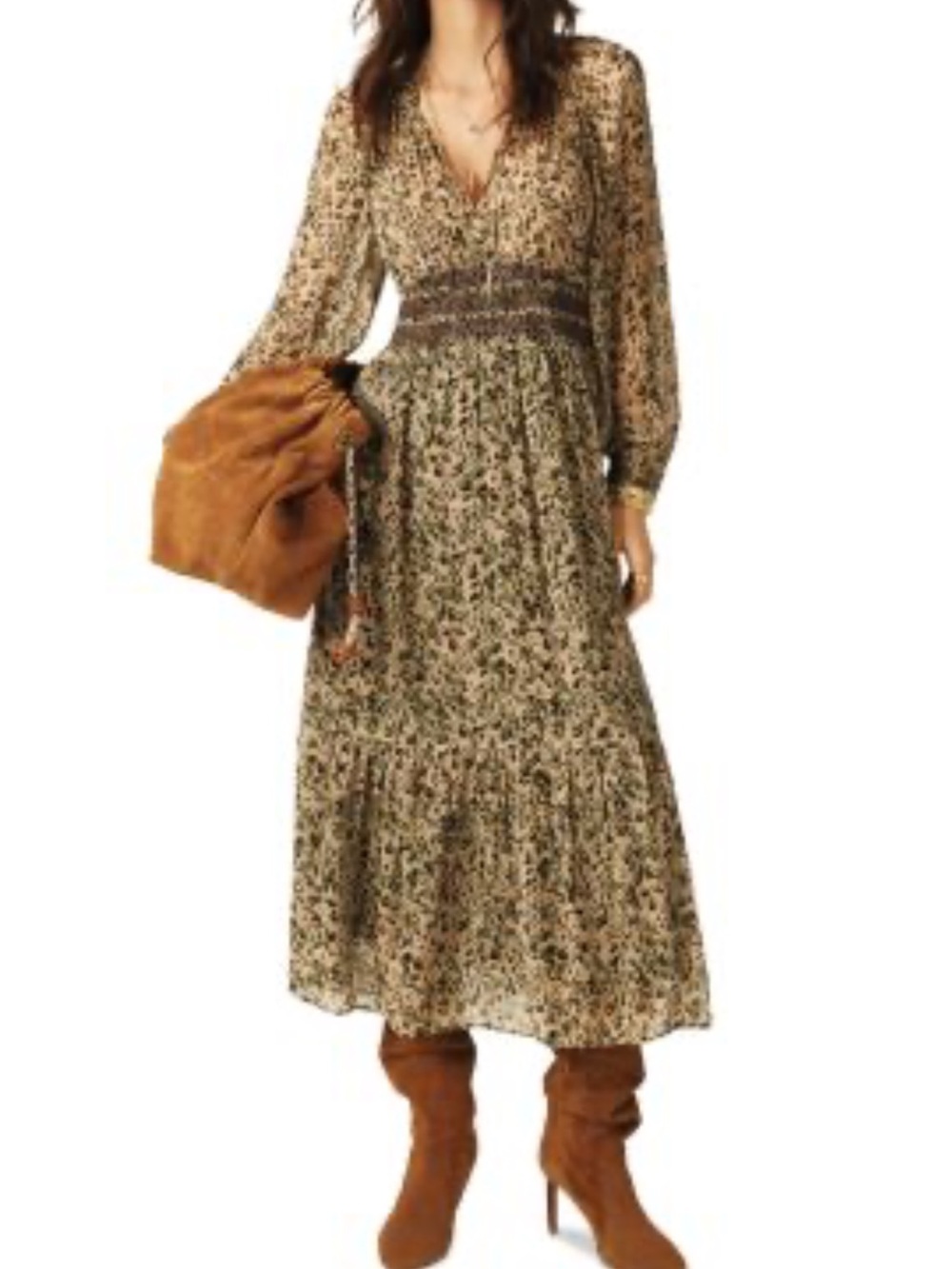 Ba&sh Coraly Midi dress
